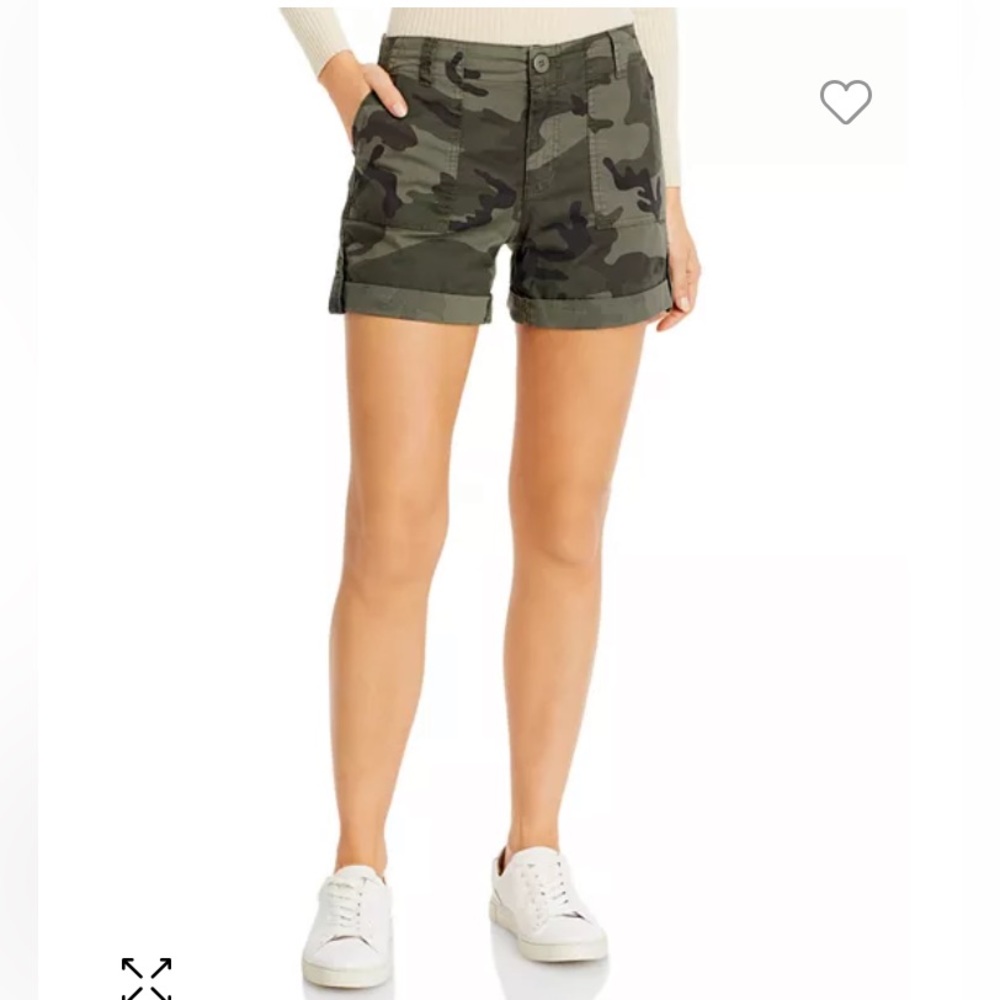 Sanctuary Rolled Camo Gorpcore Streetwear Utility Shorts - Picture 2 of 12